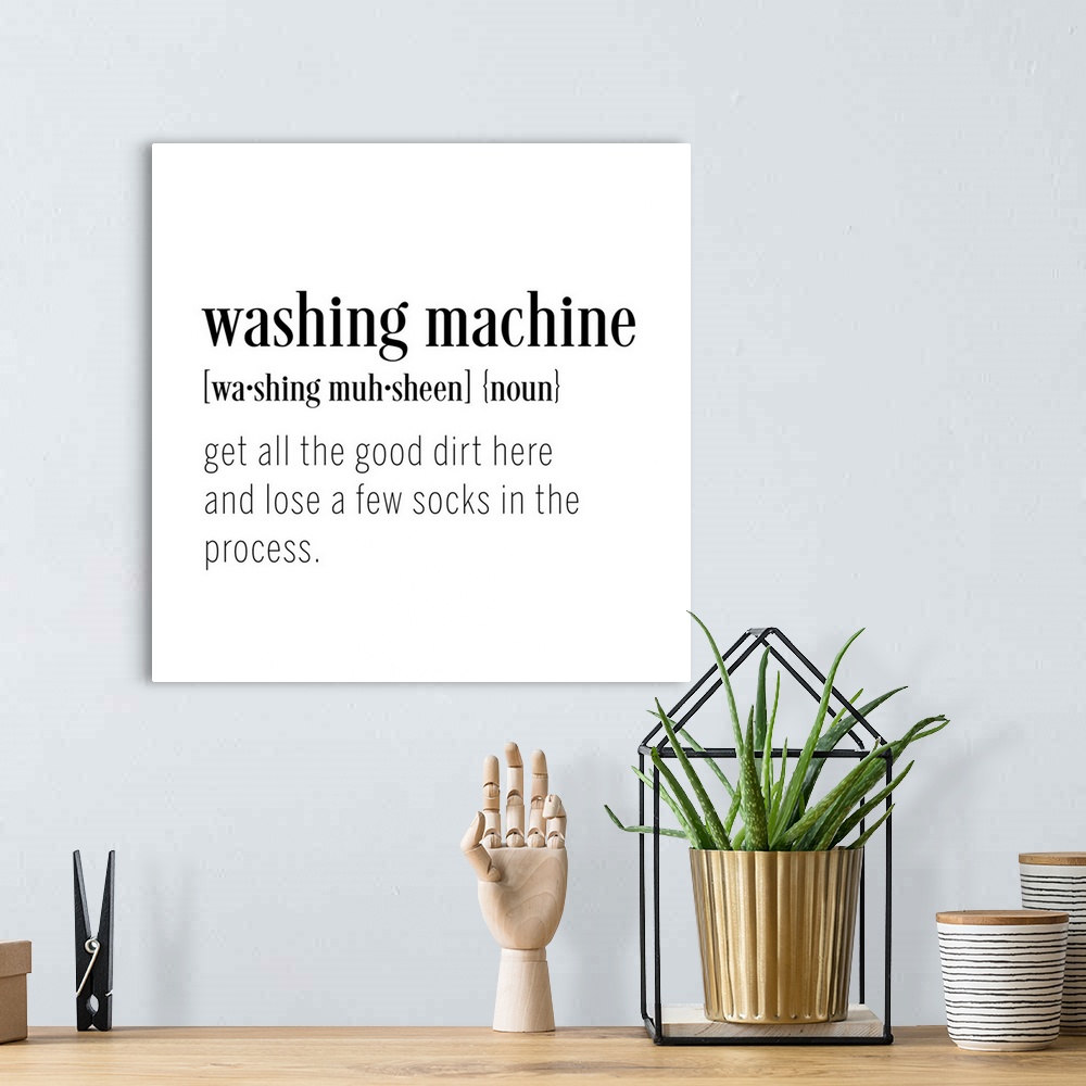 A bohemian room featuring Washing Machine Definition