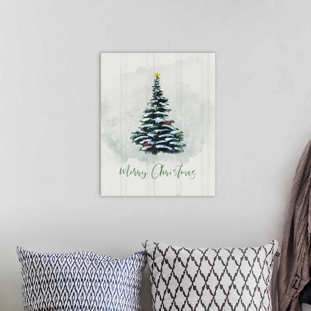 A bohemian room featuring Winter Pine Christmas