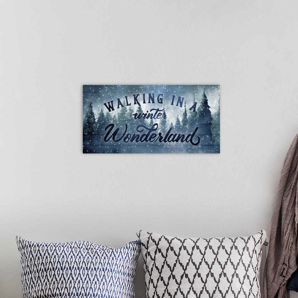 A bohemian room featuring Winter Wonderland