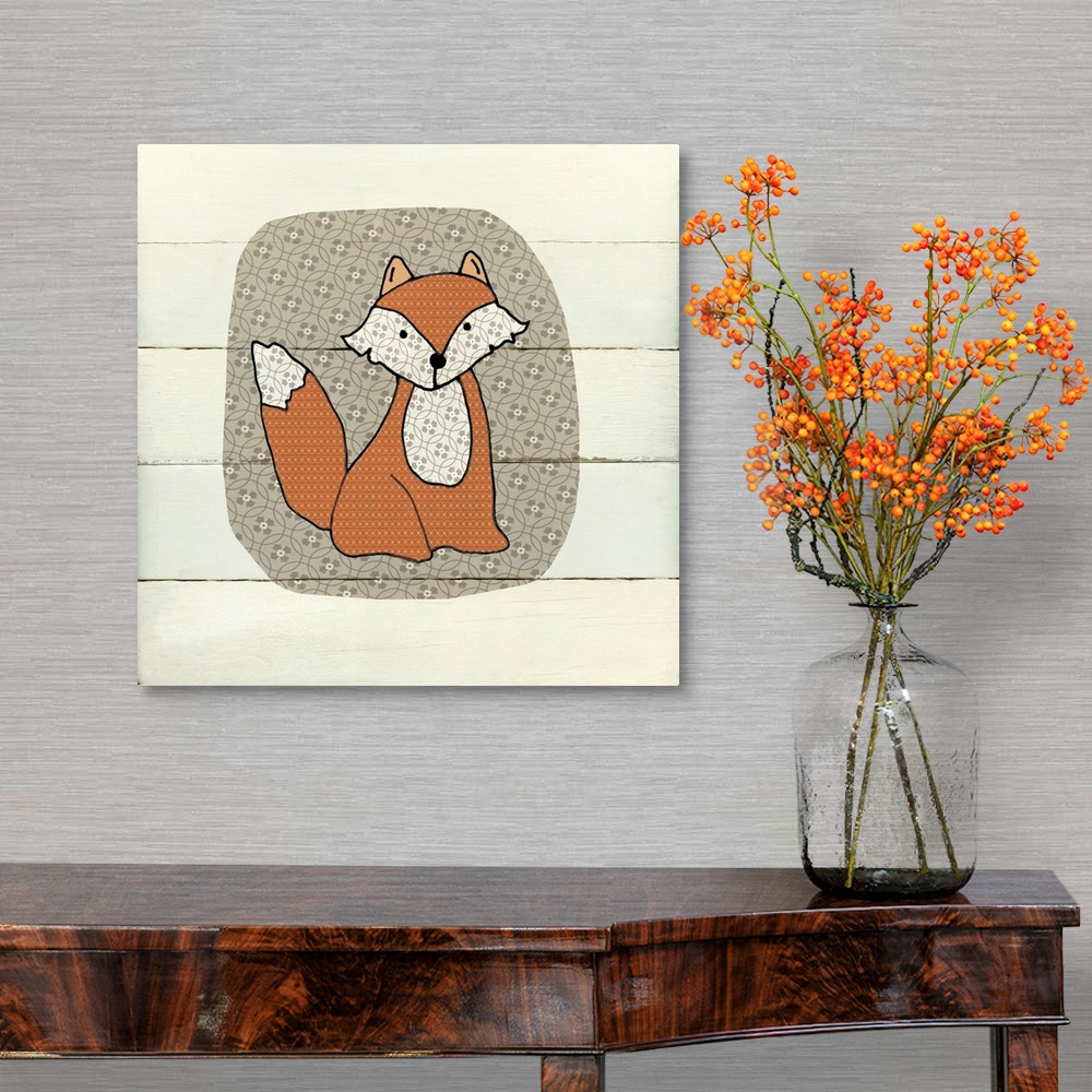 A traditional room featuring Woodland Creatures Fox
