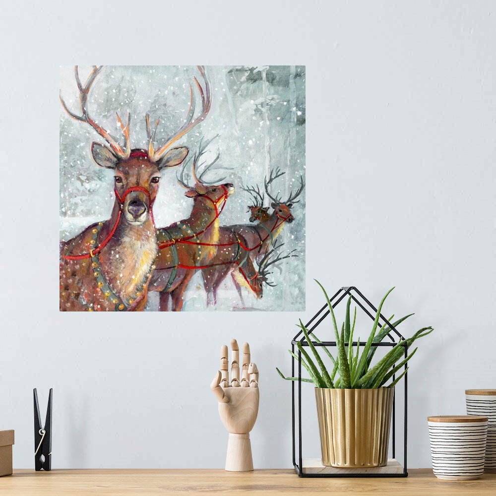A bohemian room featuring Woodland Friends