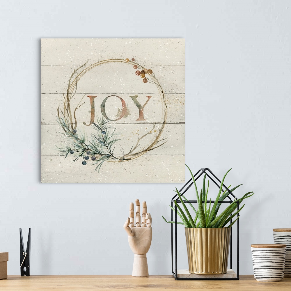 A bohemian room featuring Wreath Of Joy