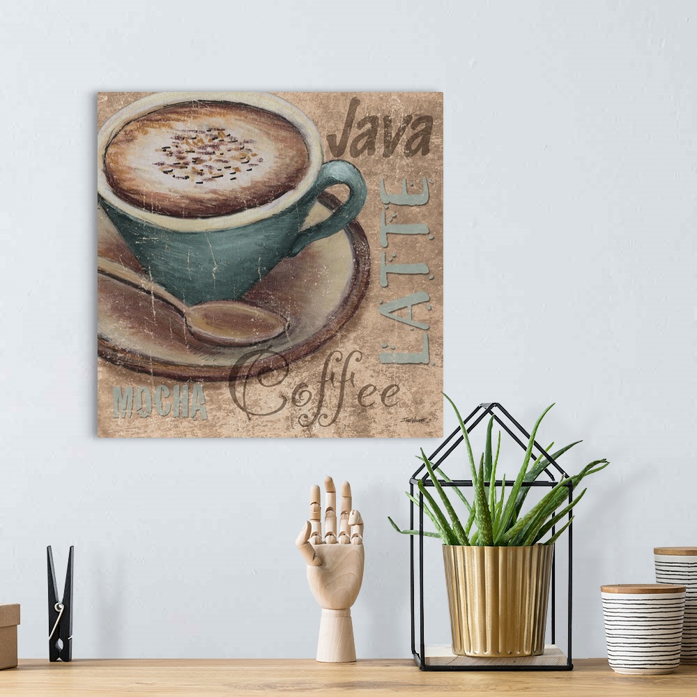 A bohemian room featuring Blue Specialty Coffee I