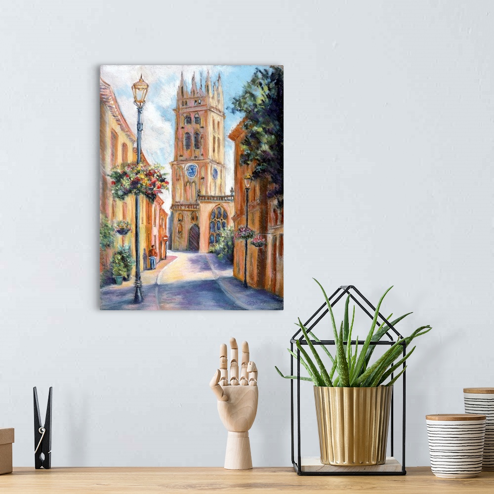 A bohemian room featuring Cathedral