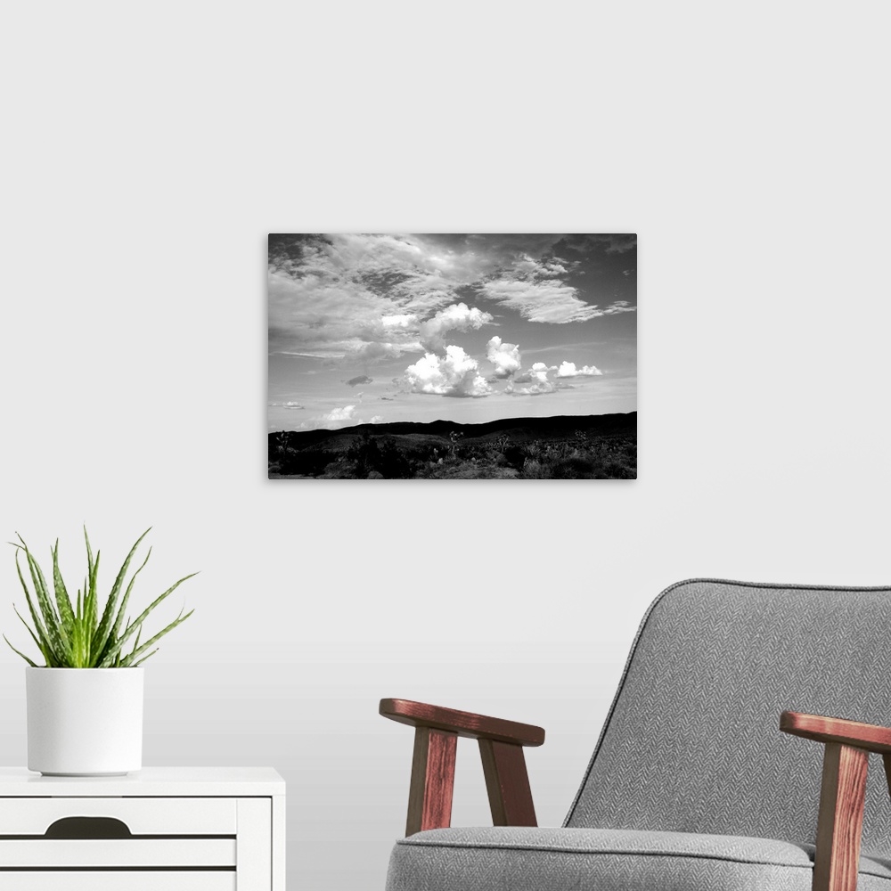 A modern room featuring Clouds in Joshua Tree II