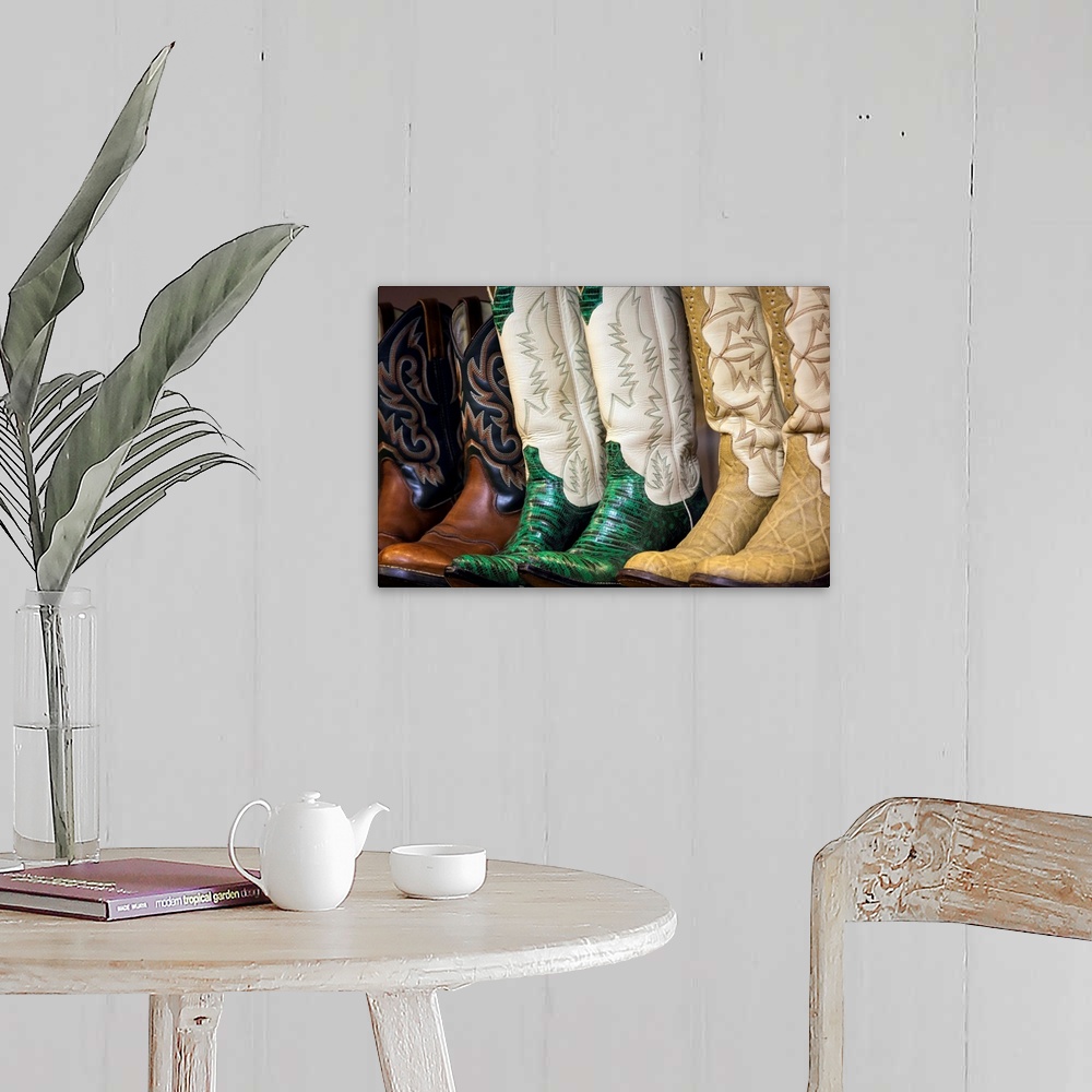 A farmhouse room featuring Cowboy Boots II