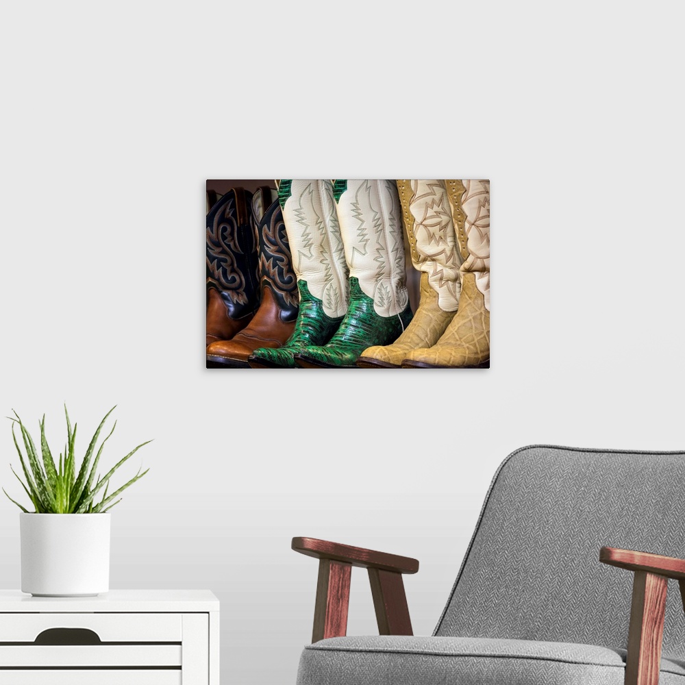 A modern room featuring Cowboy Boots II