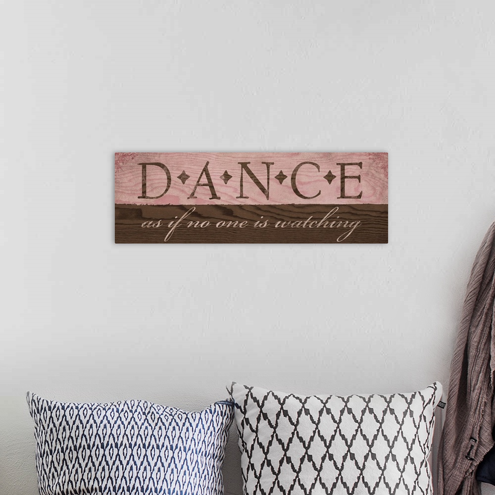 A bohemian room featuring Dance in Pink