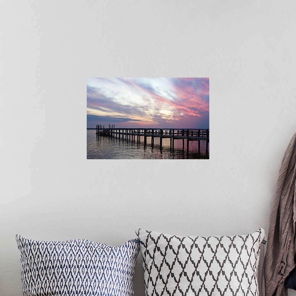 A bohemian room featuring Dockside Sunset 3