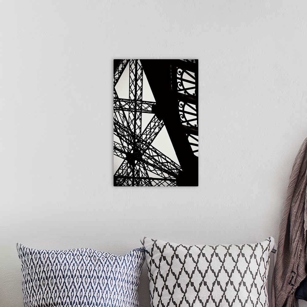 A bohemian room featuring Eiffel Tower Latticework II