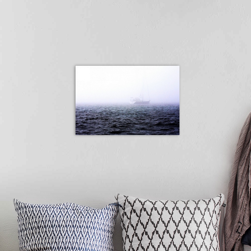 A bohemian room featuring Fog on the Bay 1