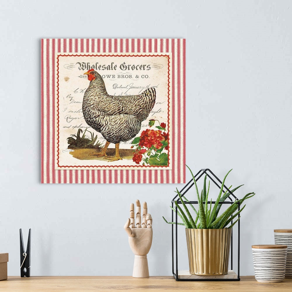 A bohemian room featuring French Hen