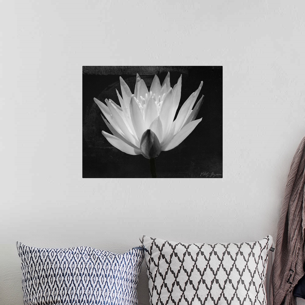 A bohemian room featuring Glowing Lotus I