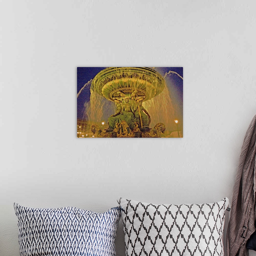 A bohemian room featuring Golden Fountain I