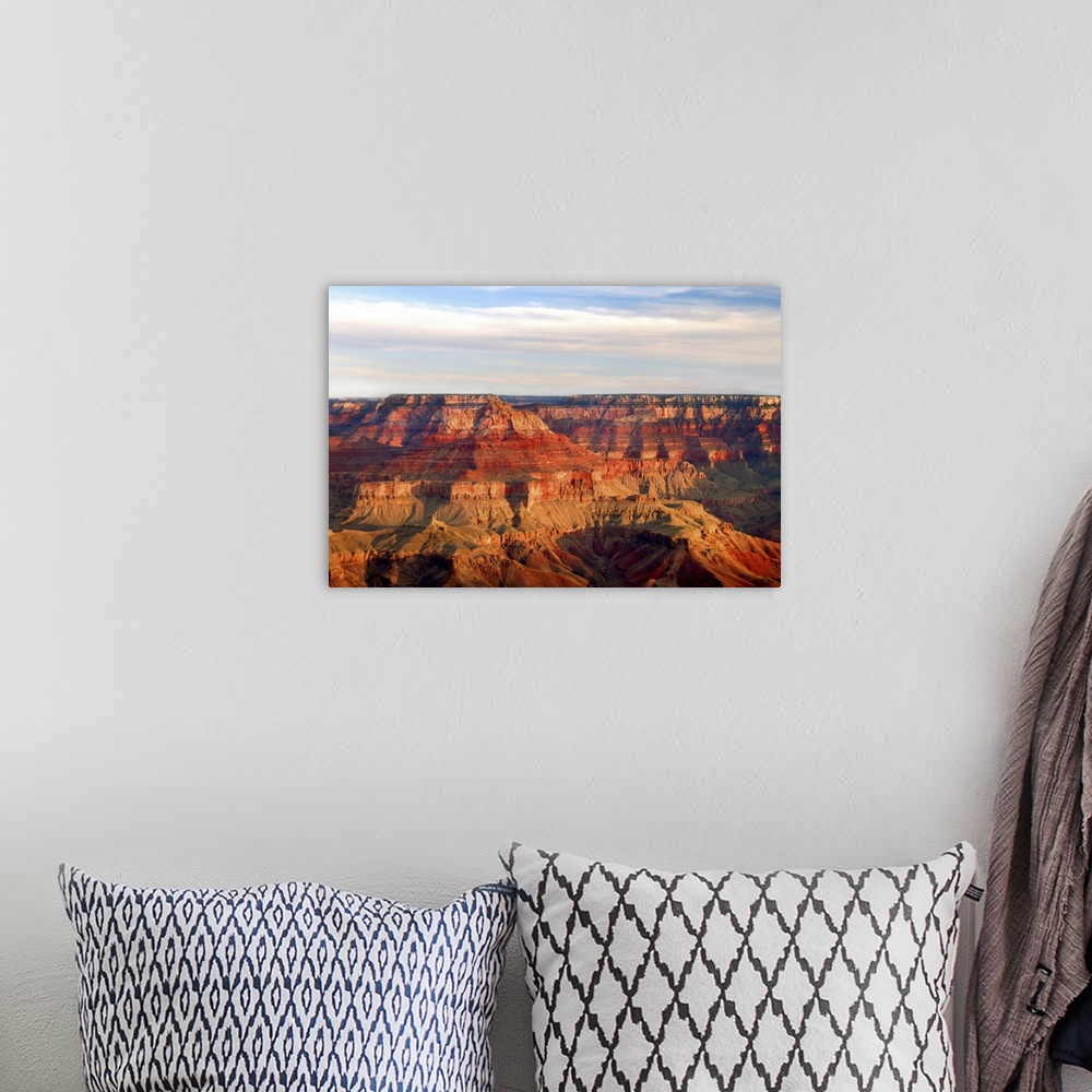 A bohemian room featuring Grand Canyon Dawn III