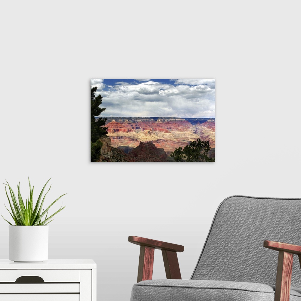 A modern room featuring Grand Canyon Skies