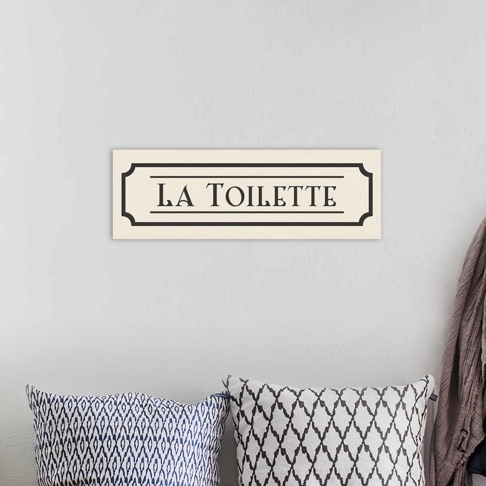 A bohemian room featuring La Toilette - mini