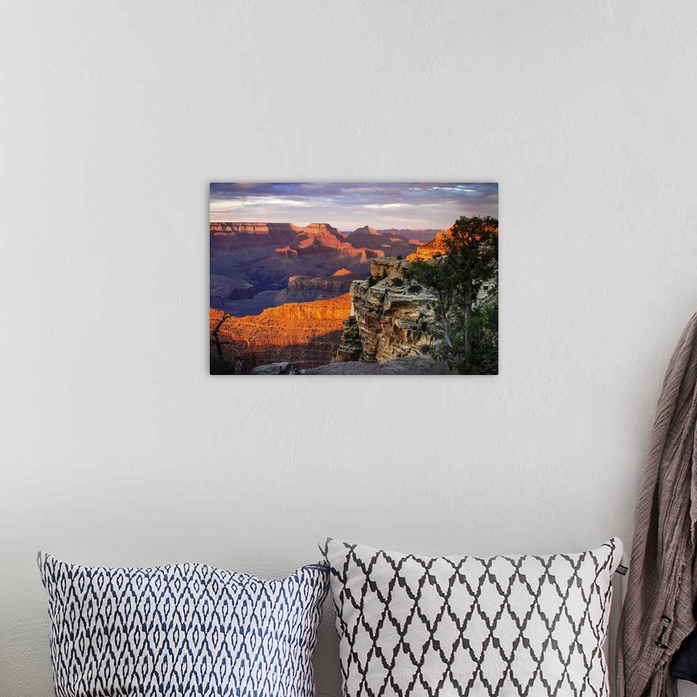 A bohemian room featuring Mather Point Sunset I