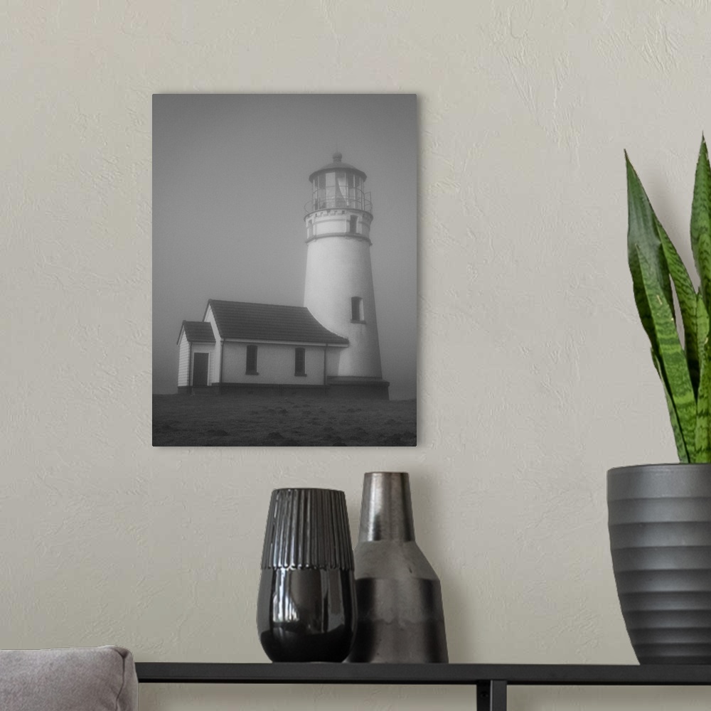 A modern room featuring Misty Lighthouse II