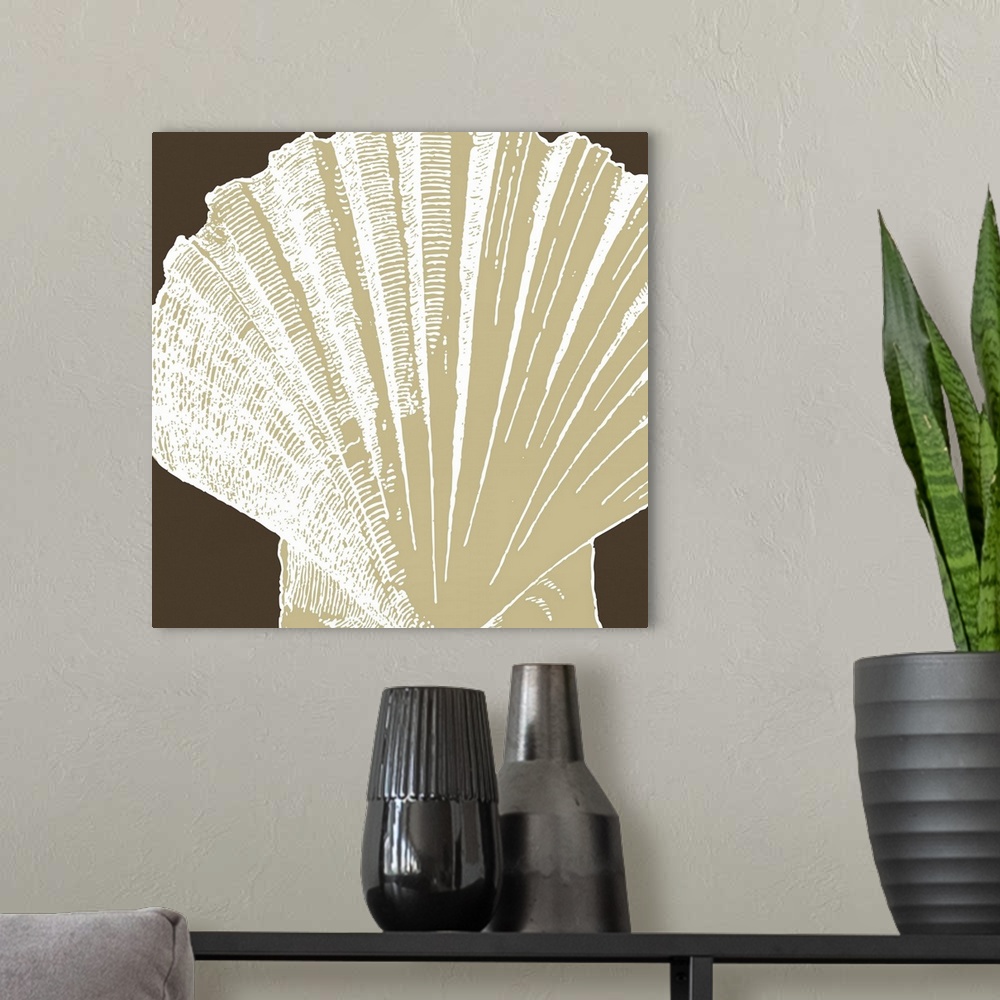 A modern room featuring Natural Shell IV - mini