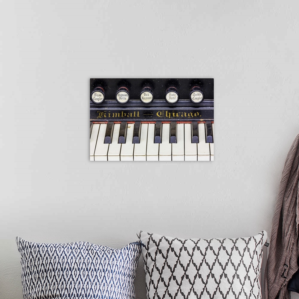 A bohemian room featuring Organ Keys I