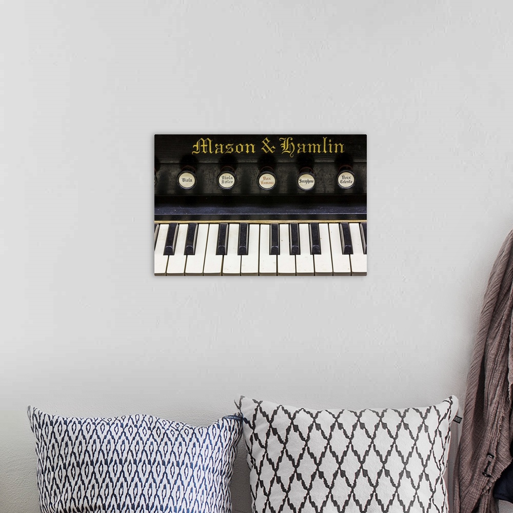 A bohemian room featuring Organ Keys II