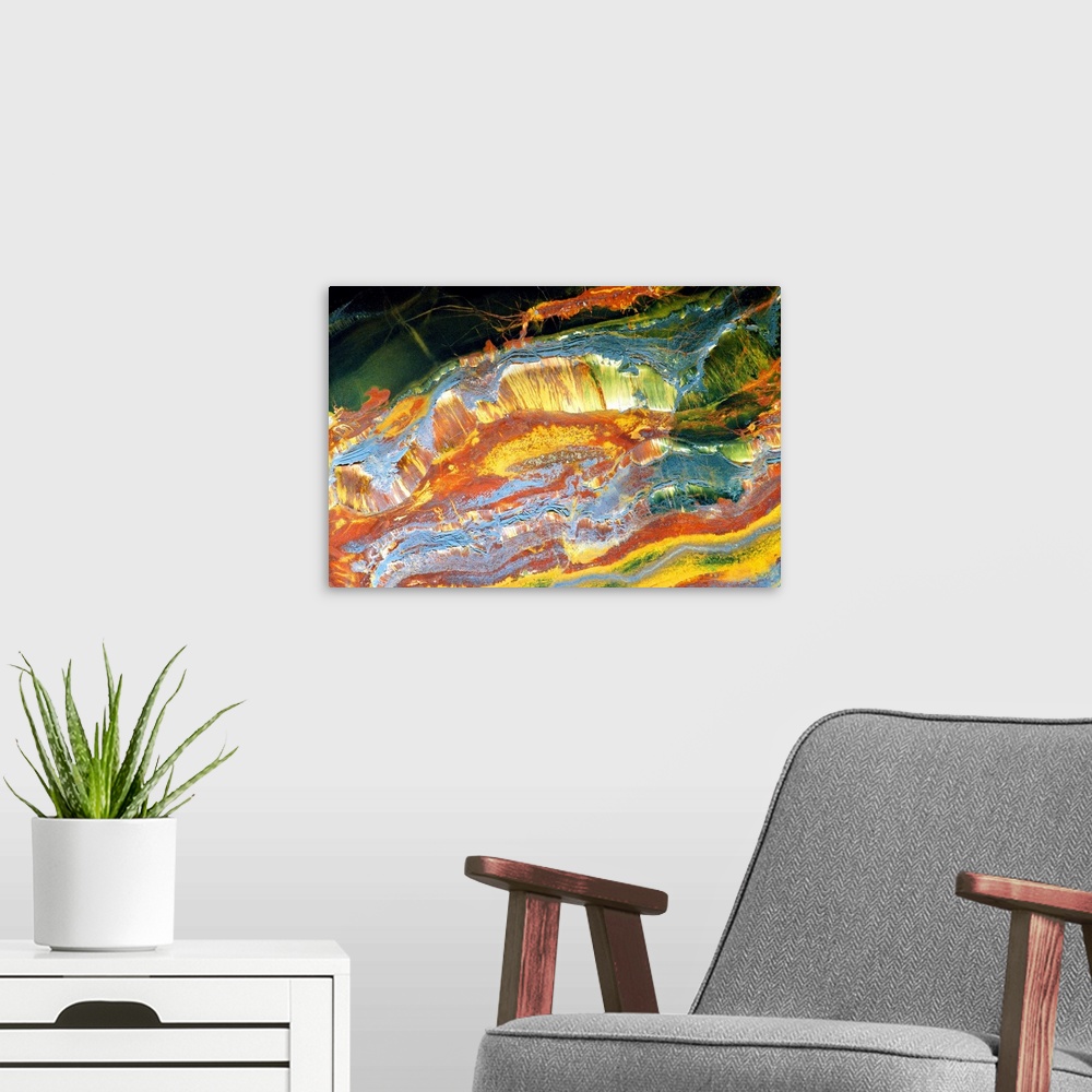 A modern room featuring Outback Abstract