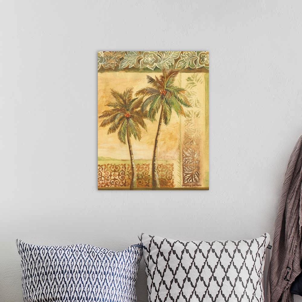 A bohemian room featuring Palm Trees II