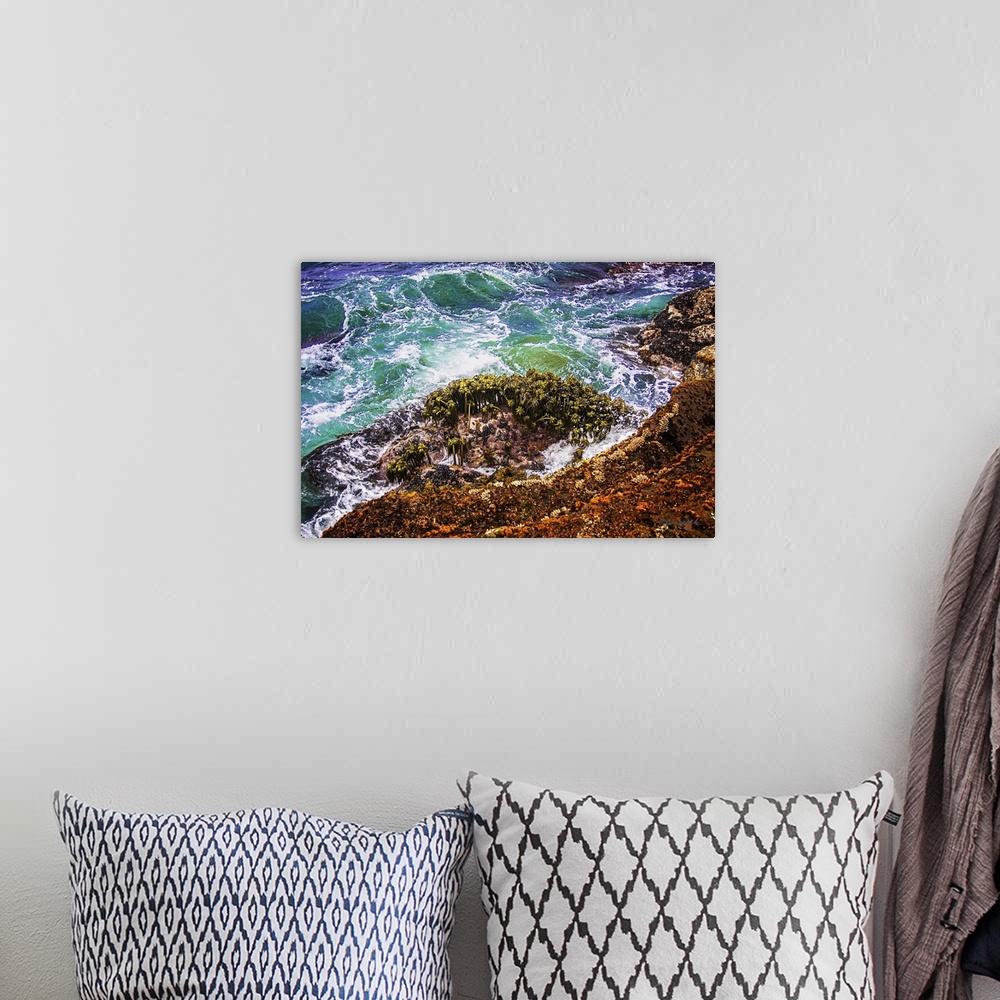 A bohemian room featuring Point Lobos Coastline