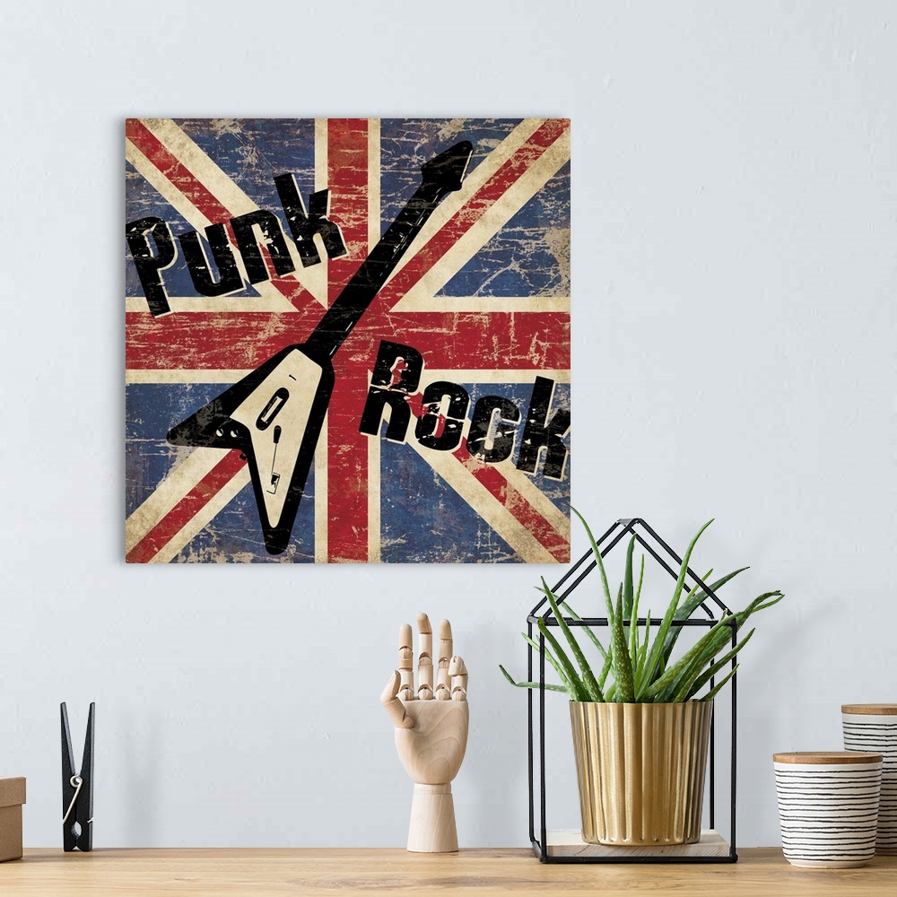 A bohemian room featuring Punk Rock