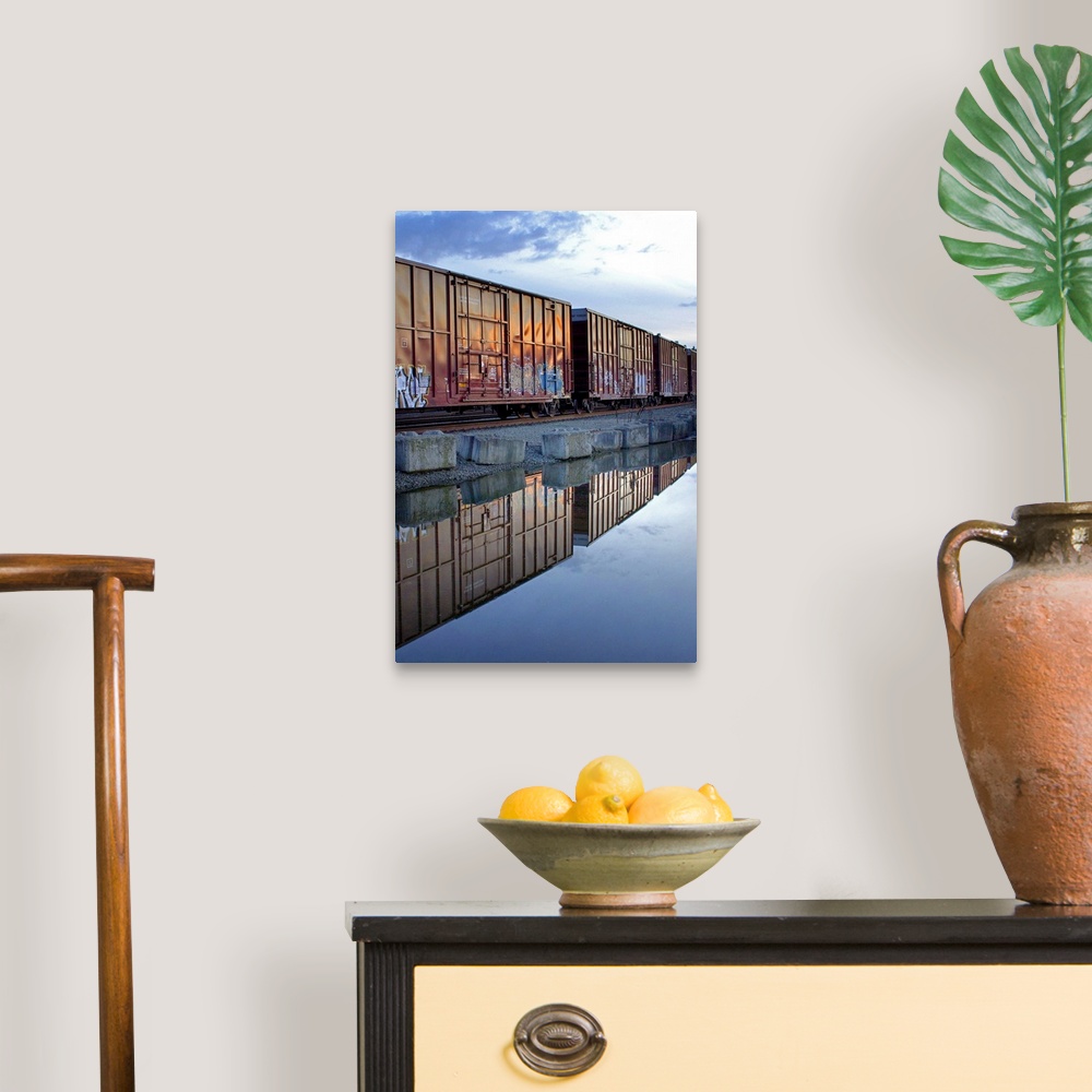 A traditional room featuring Rail Art Reflections