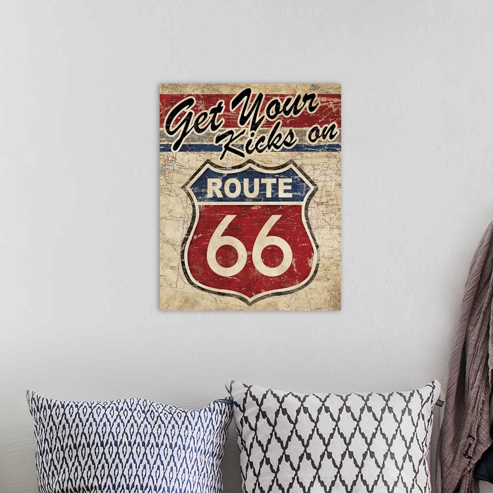 A bohemian room featuring Route 66 II