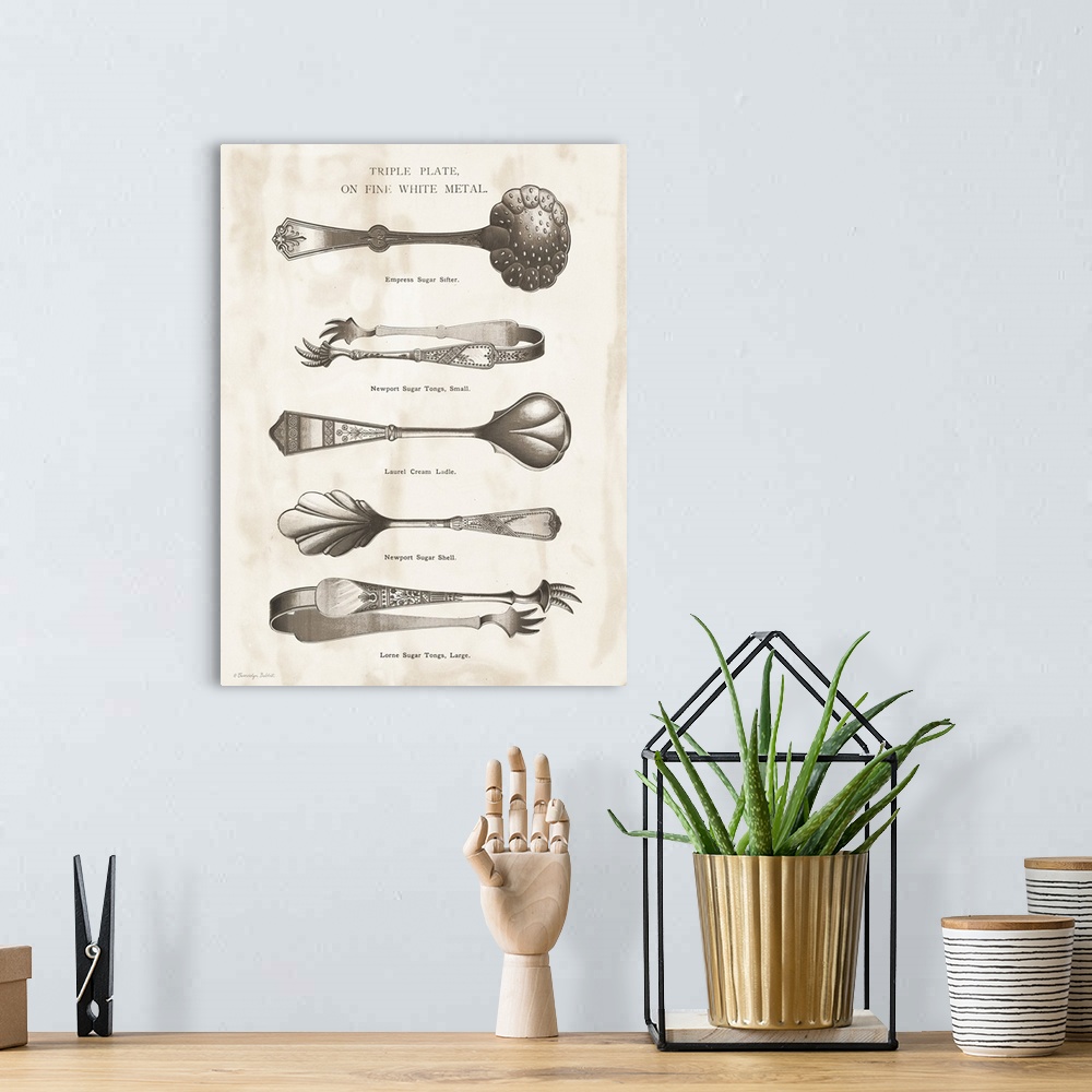A bohemian room featuring Serving Utensils I