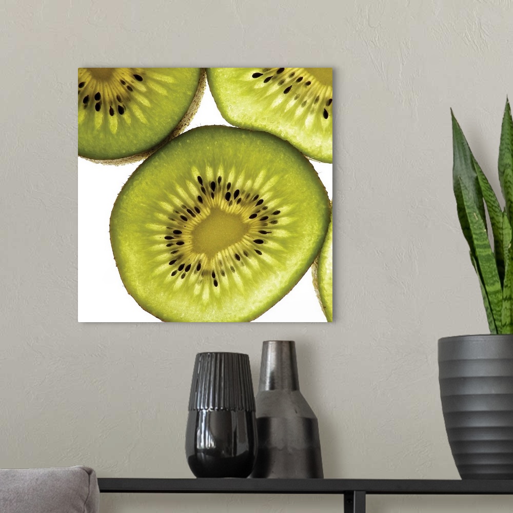A modern room featuring Sliced Fruit I