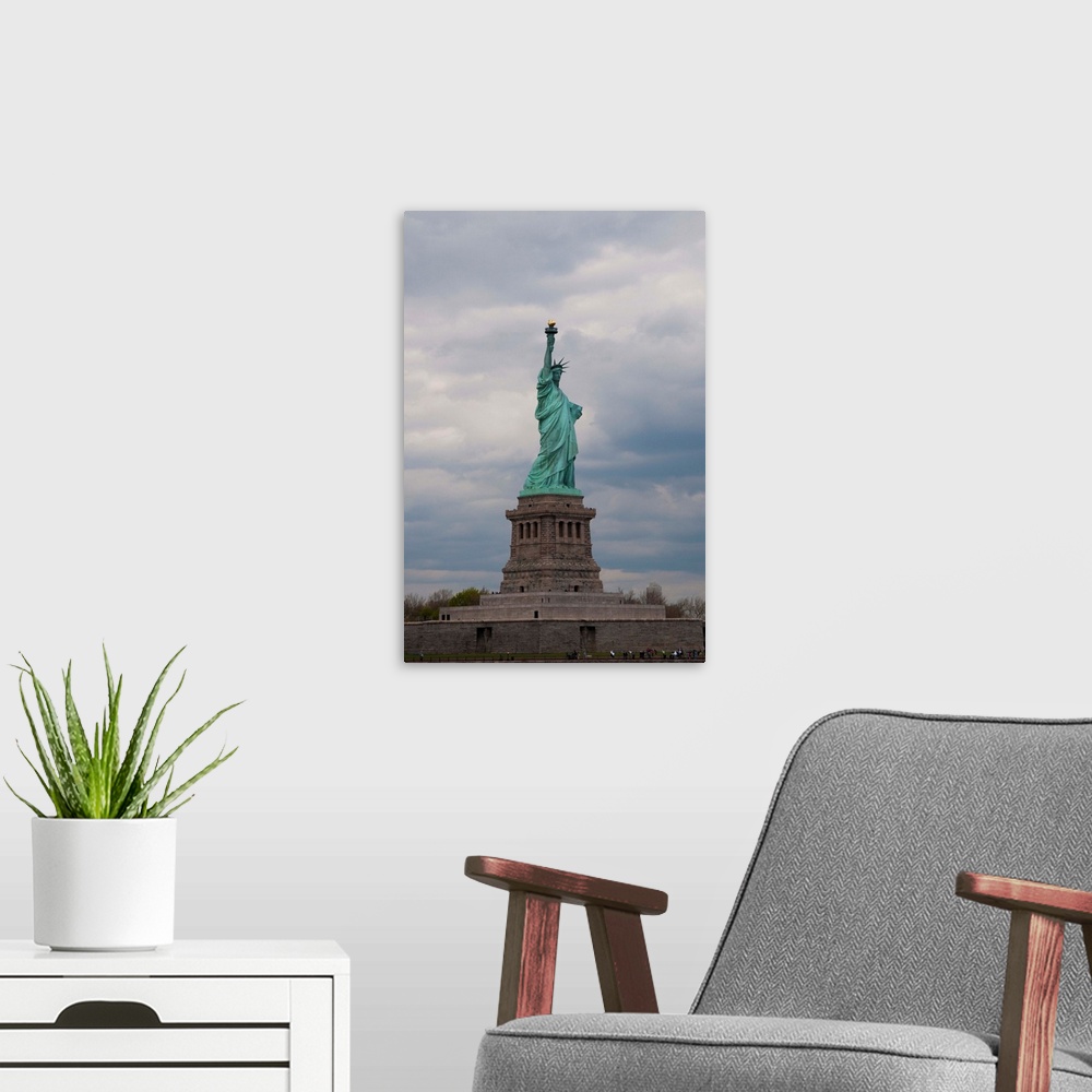 A modern room featuring Statue of Liberty II