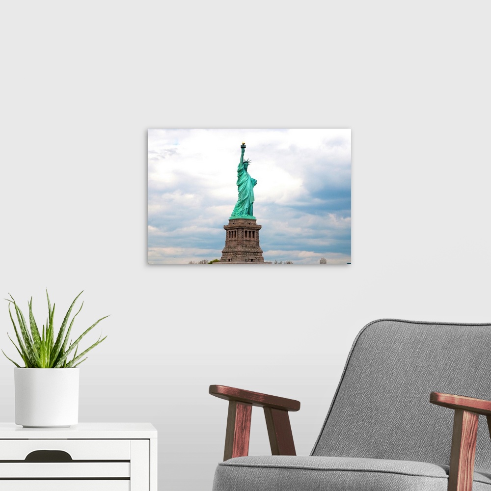 A modern room featuring Statue of Liberty III