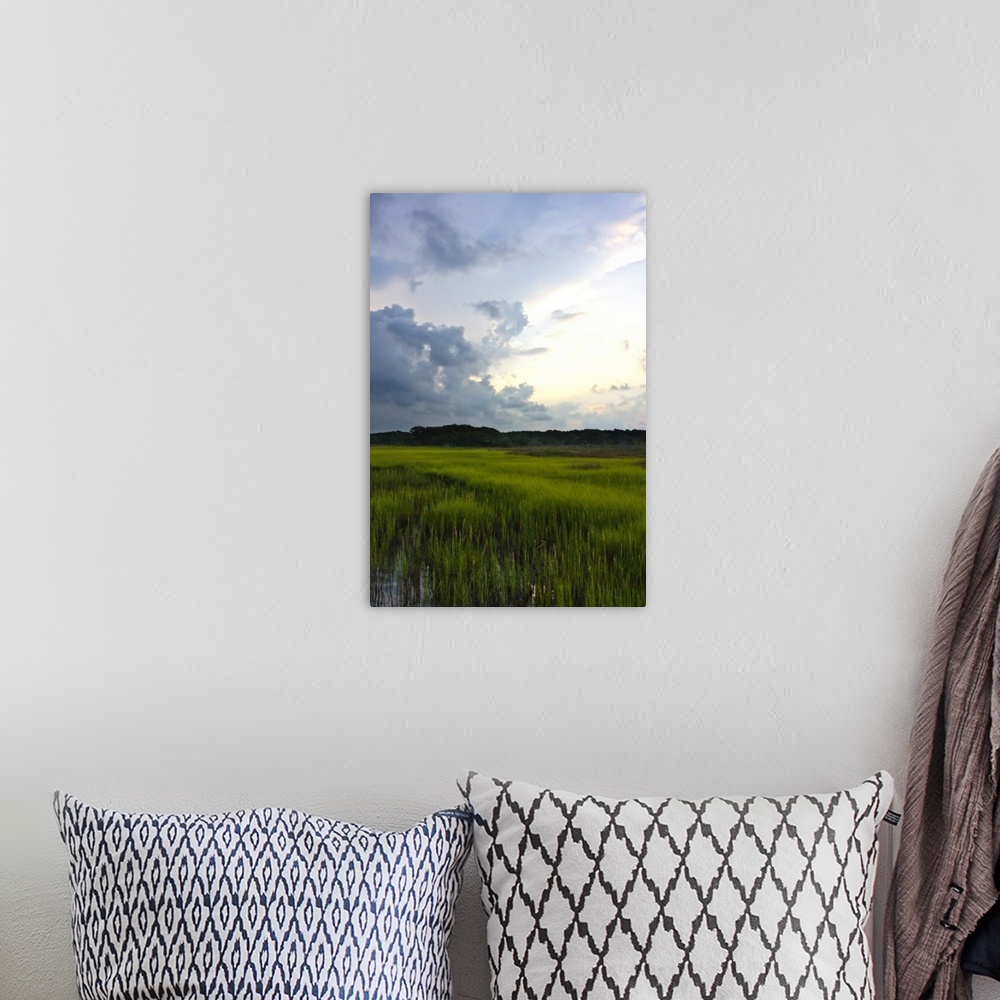 A bohemian room featuring Sunset on Bogue Sound 4