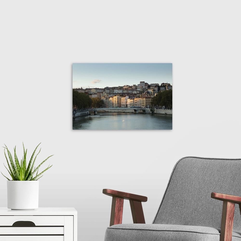 A modern room featuring The Saone in Lyon I