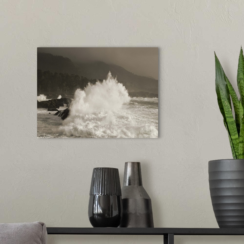 A modern room featuring Waves of Passion