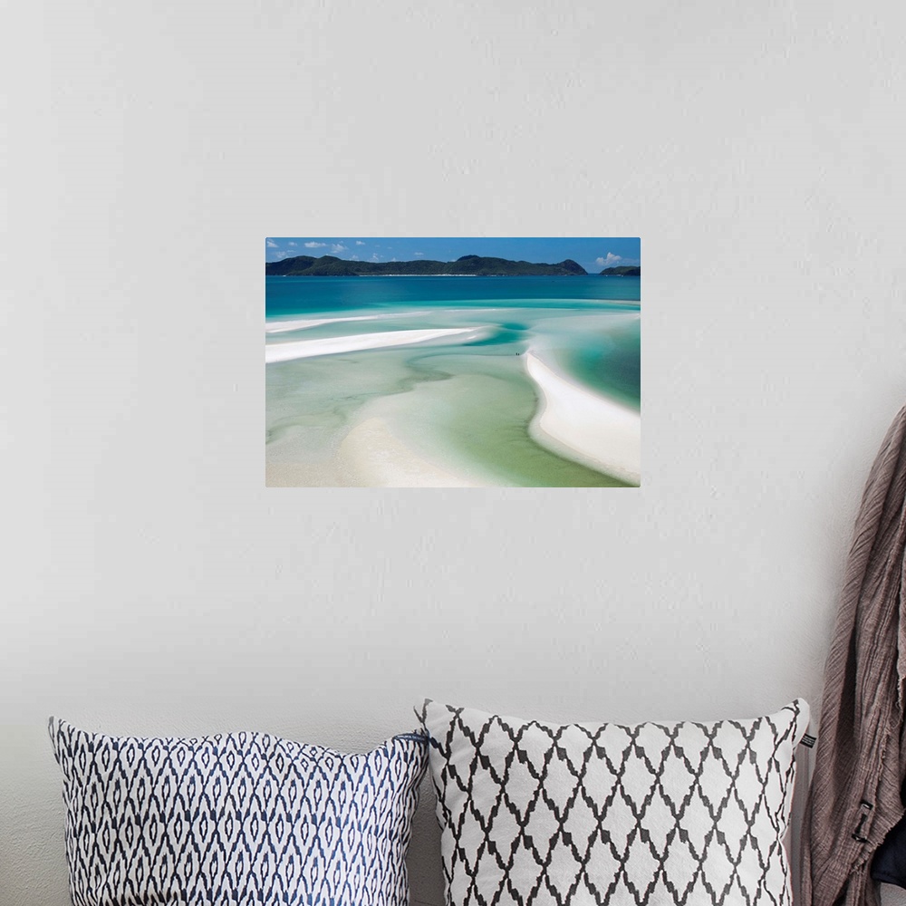 A bohemian room featuring Whitsunday Island Waters and Swirling Sands