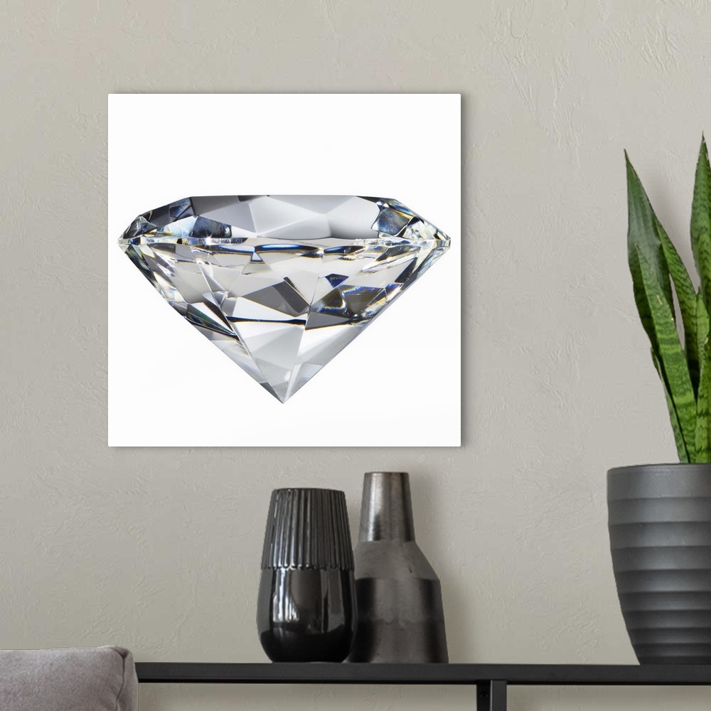 A modern room featuring A diamond