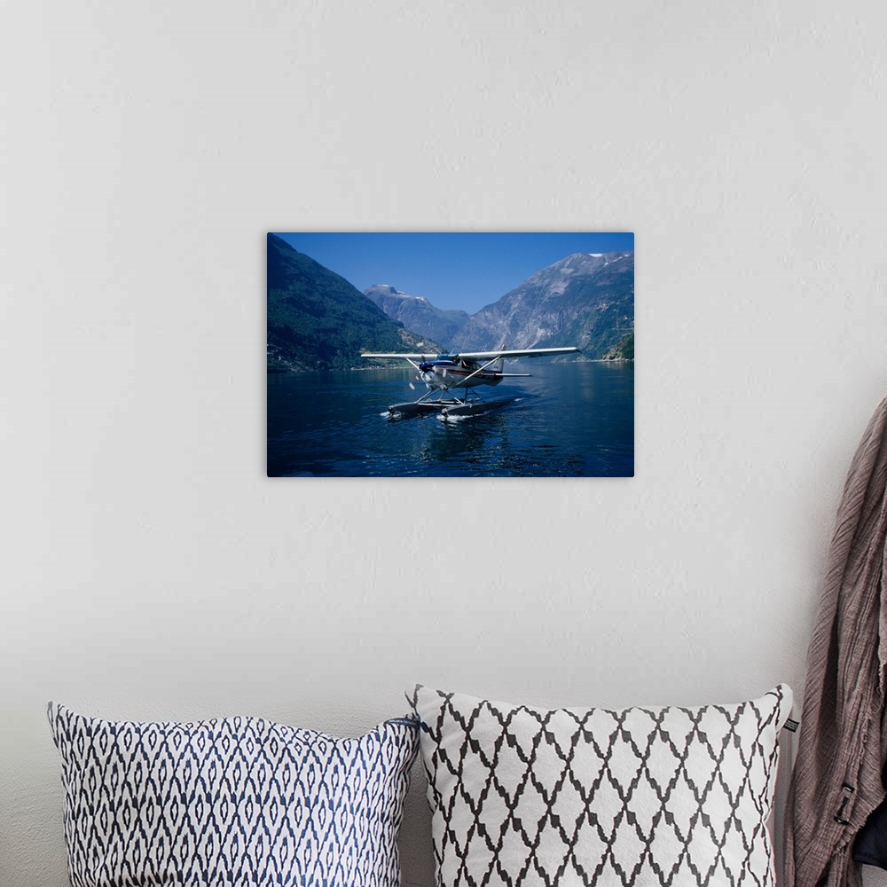 A bohemian room featuring Geiranger, More og Romsdal, Norway, Scandinavia, Europe