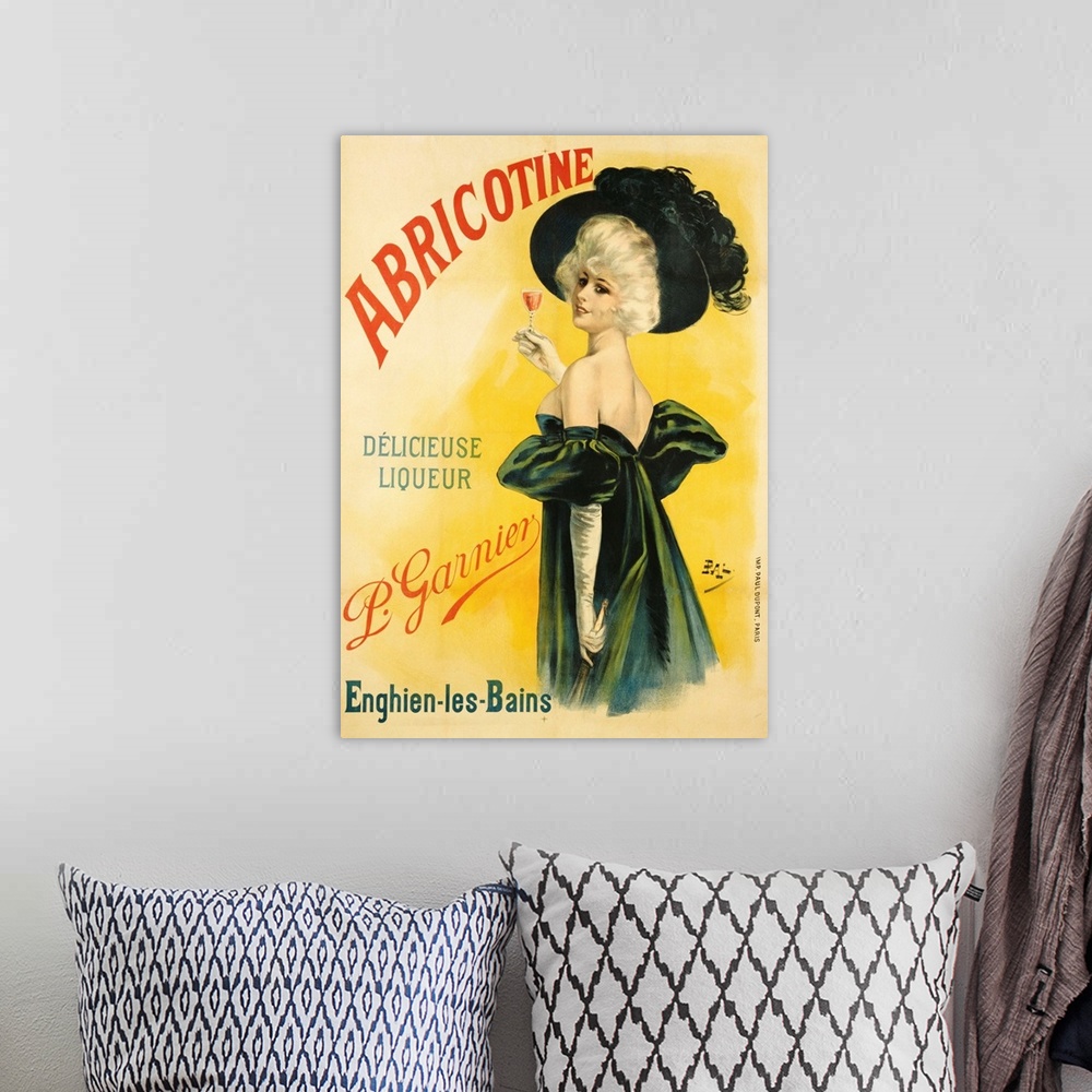 A bohemian room featuring Abricotine Poster By Pal