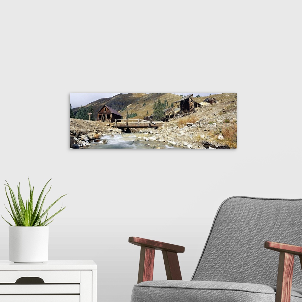 A modern room featuring 'Animas Forks Ghost Town, Colorado'