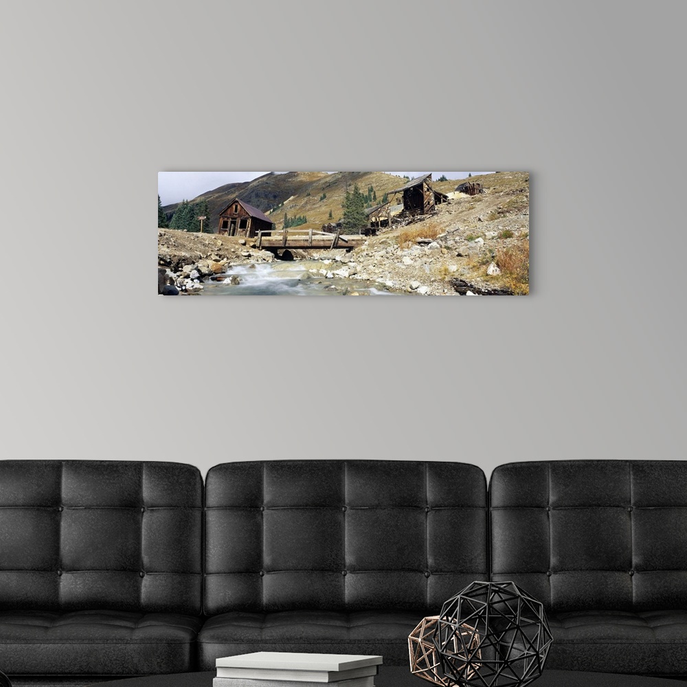 A modern room featuring 'Animas Forks Ghost Town, Colorado'