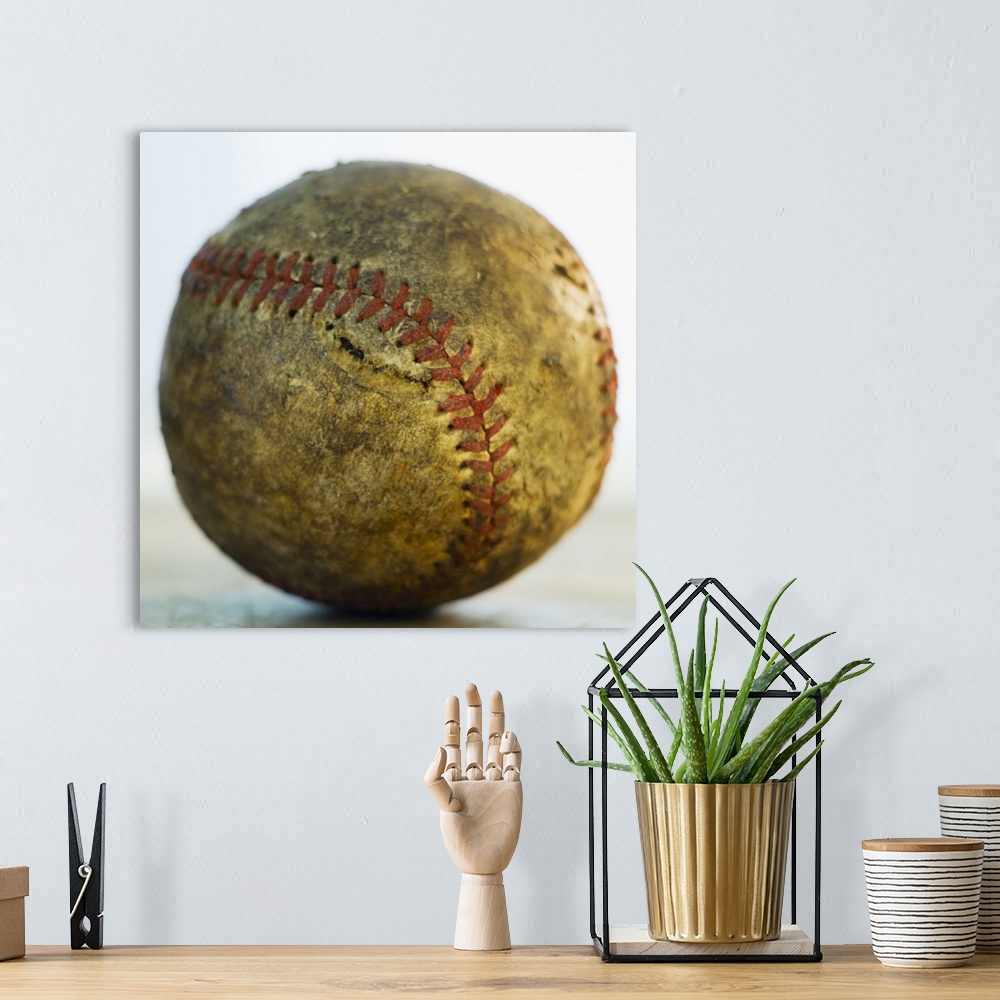 A bohemian room featuring Antique baseball