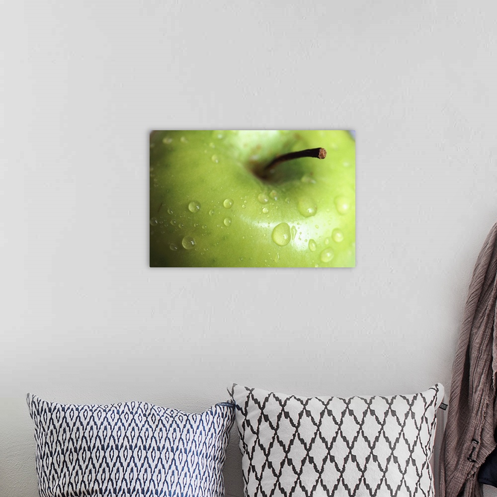 A bohemian room featuring Apple with water drops
