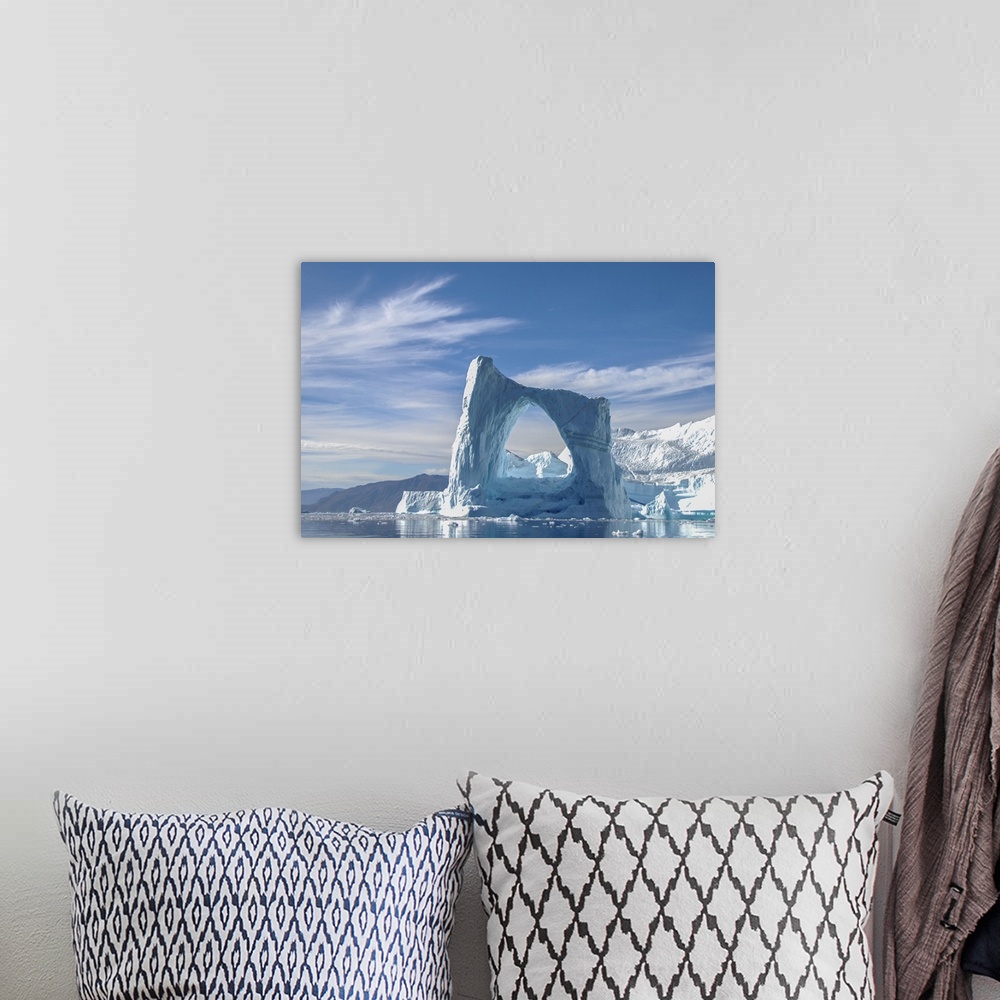 A bohemian room featuring Arch Iceberg In Greenland