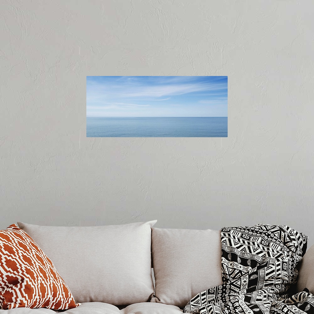A bohemian room featuring View of north Atlantic Ocean from Siasconset, Nantucket Island, Cape Cod Massachusetts, USA.
