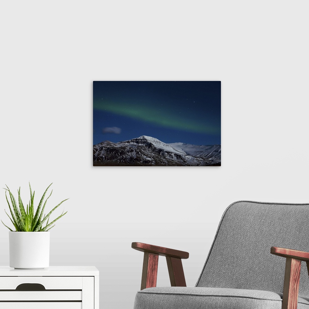A modern room featuring Shoot on one of many tours to shoot Aurora Borealis in West Iceland.
